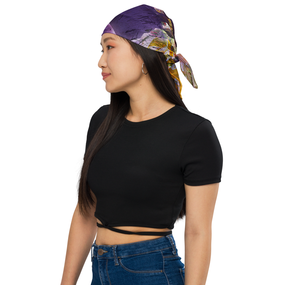 Rongin Bandana | GEAUX TIGERS | Gold + Purple