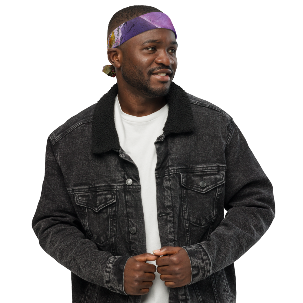 Rongin Bandana | GEAUX TIGERS | Gold + Purple