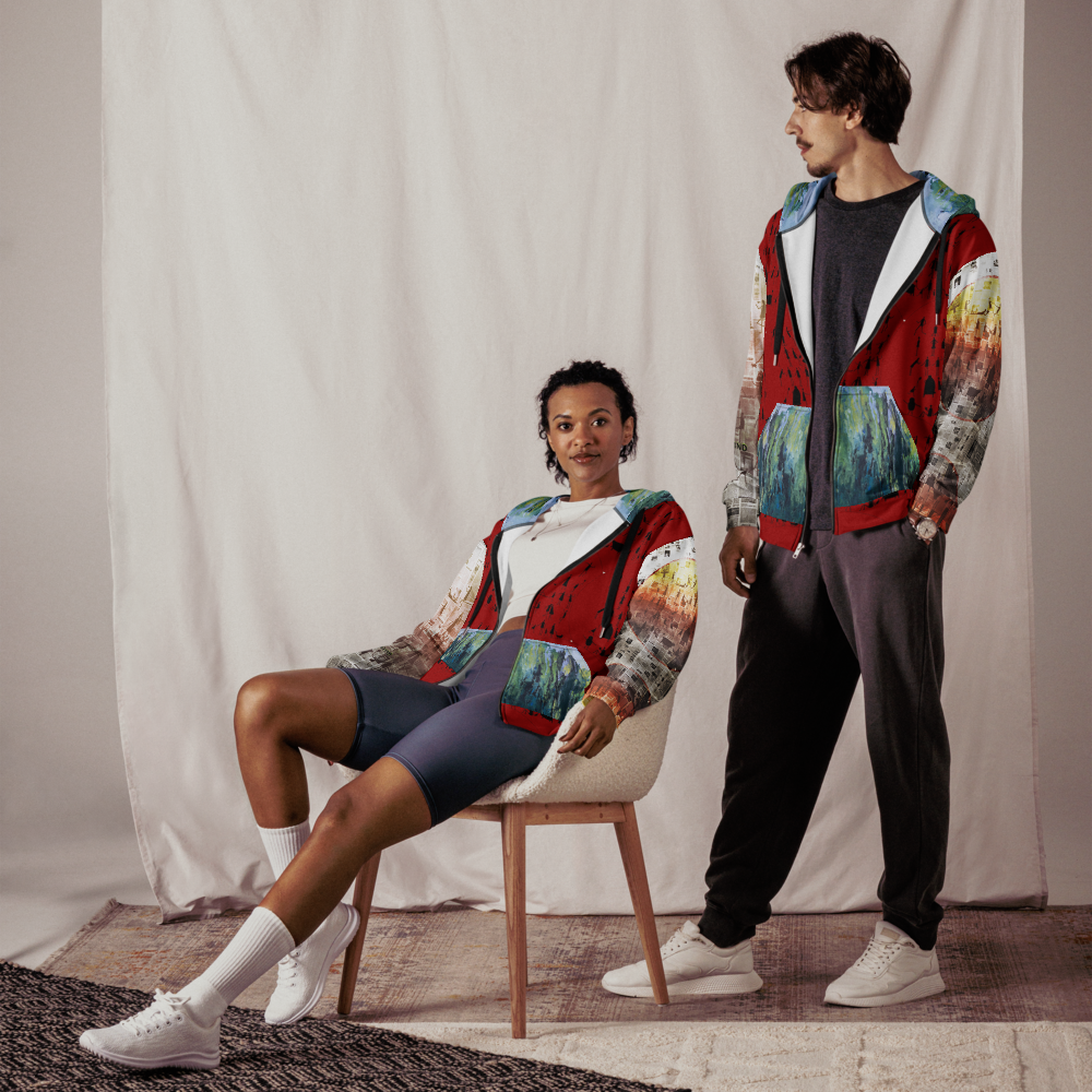 ONE UNI-SEX ZIP HOODIE [BLOODLINE IN HUMANKIND]